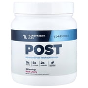 Transparent Labs Core Series, Post, Advanced Post-Workout Formula, Black Cherry, 1.19 lbs 540 g