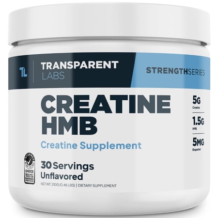 Transparent Labs Unflavored Creatine HMB 0.46 lb