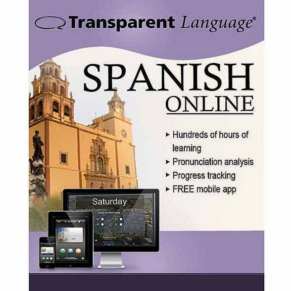 Transparent Language Online Spanish (12 Month) (Digital Code)