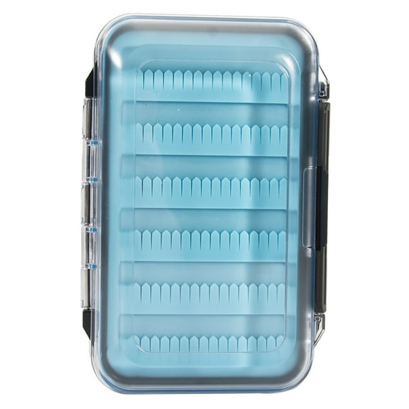 Transparent Large Capacity EVA Foam Fly Box Clear Lid Fishing Tackle Box