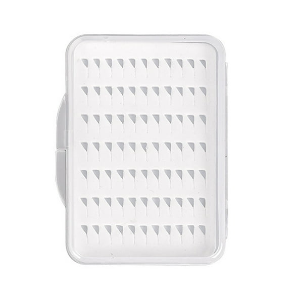 JZROCKER Transparent Large Capacity Slim EVA Foam Fly Box Clear Lid Fishing Tackle Box