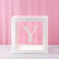 Transparent Letter Baby Shower Box Birthday Wedding Custom Name Balloon