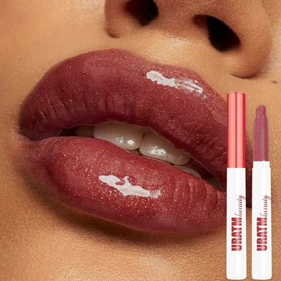 Transparent Lip Gloss, Moisturizing Lipstick, Long-Lasting Hydrating Lip Balm with Fine Sparkling Shimmer, Lightweight Texture, Non-Fading formula, Smooth Application, Lip Care Essential