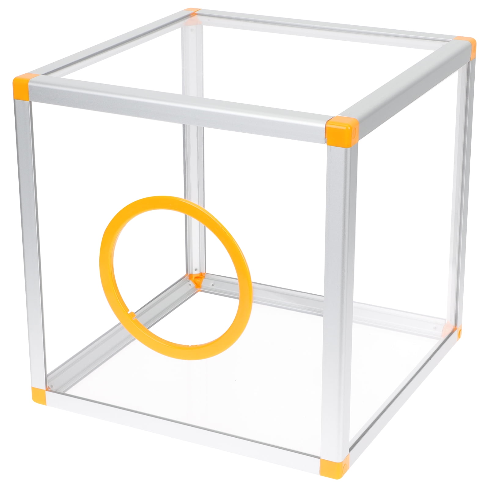 Transparent Lottery Box Suggestion Mailbox Raffle Boxes Red Tickets