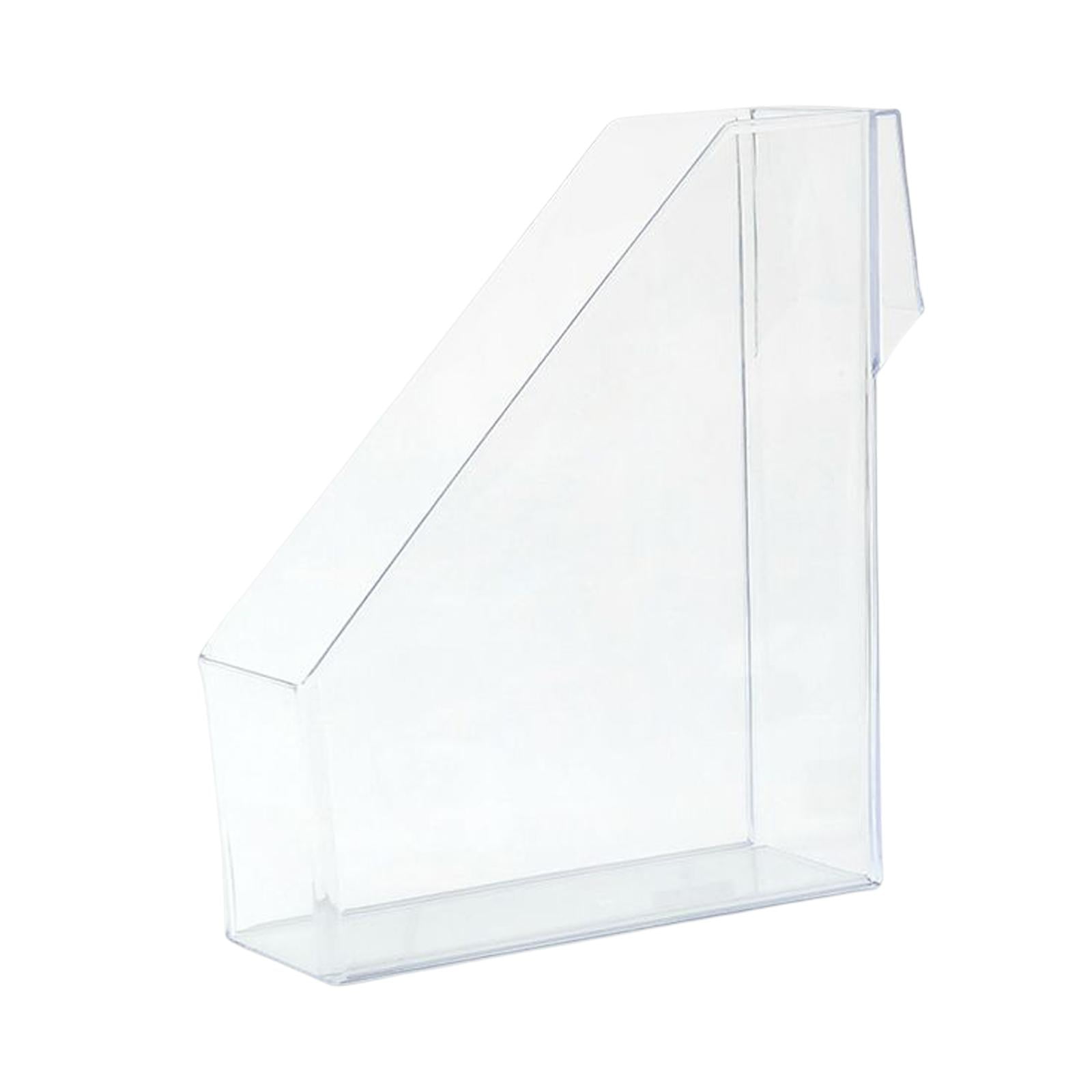 Transparent Magazine File Holder Desk File Stand File Tray Magazine ...