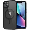 thumbnail image 1 of Entronix Magnetic Clear Case Compatible with iPhone 13, Soft Edges Transparent Cover, Black, 1 of 6