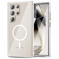 thumbnail image 1 of Transparent Magnetic Case for Samsung Galaxy S24 Ultra S23 Ultra S22 Ultra S24 Plus, Compatible with Magsafe, 1 of 7