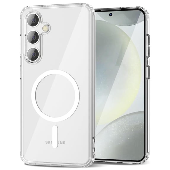 Transparent Magnetic Case for Samsung Galaxy S24 Ultra S23 Ultra S22 Ultra S24 Plus, Compatible with Magsafe