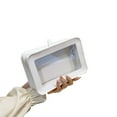 thumbnail image 1 of Transparent Makeup Bag with Zipper, Clear Cosmetic Travel Case, PVC Portable Organizer for Toiletries & Accessories, 1 of 4