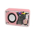 thumbnail image 1 of Transparent Mechanical Design Bluetooth Speaker, Colorful Gradient Light Wireless Mini Speaker, Compact Desktop Speaker with Exposed Components, Portable Outdoor Small Speaker for Modern Decor, 1 of 6