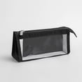 thumbnail image 1 of Transparent Mesh Pencil Bag Large Capacity Zipper Storage Bag Student Exam Special Portable Pencil Bag Stationery Bag, 1 of 6