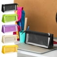 thumbnail image 1 of Transparent Mesh Pencil Case, Large Capacity Zipper Pouch for Educational Supplies, Multiple Compartments & Durable Fabric for Easy Organization, Ideal for Learner, Teachers, and Office Use, 1 of 9