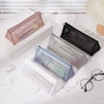 thumbnail image 1 of Transparent Mesh Pencil Case Large Capacity Zipper Stationery Bag Pencil Bag Office Supplies Desk Organizer for College Travel by Xuniizn, 1 of 7