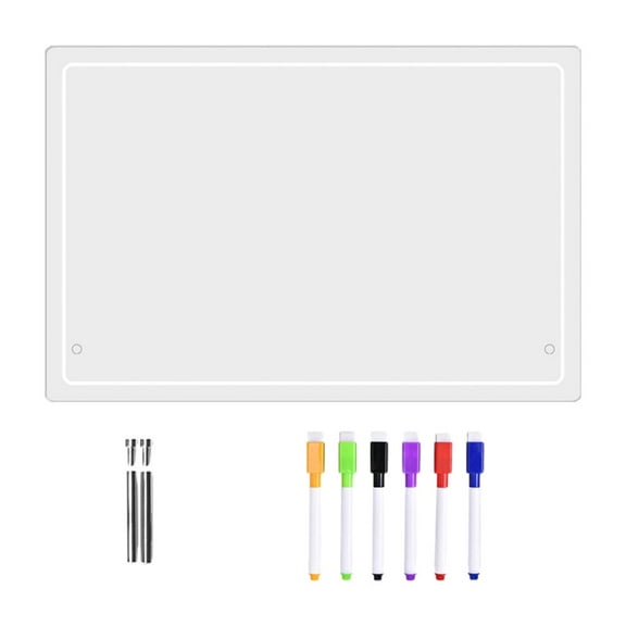 MERRYHAPY Compact Erasable Memo Board for Family Schedules and Reminders