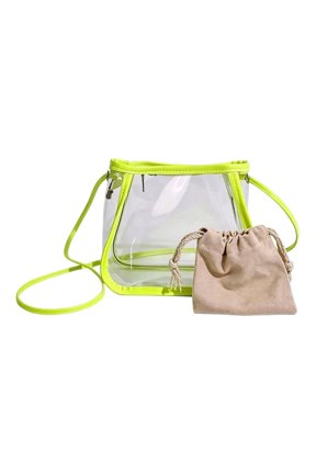 Transparent Messenger With Stylish Everyday Versatility For Modern