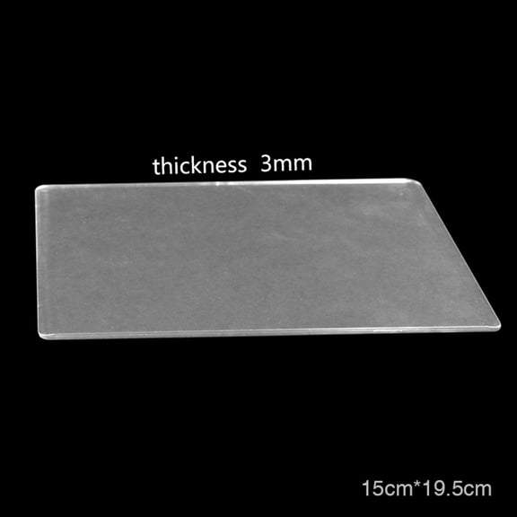 Transparent Metal Cutting Dies Stencil Plate Acrylic Die Cutting Pads Durable Embossing/Cutting Platform Easy to Use
