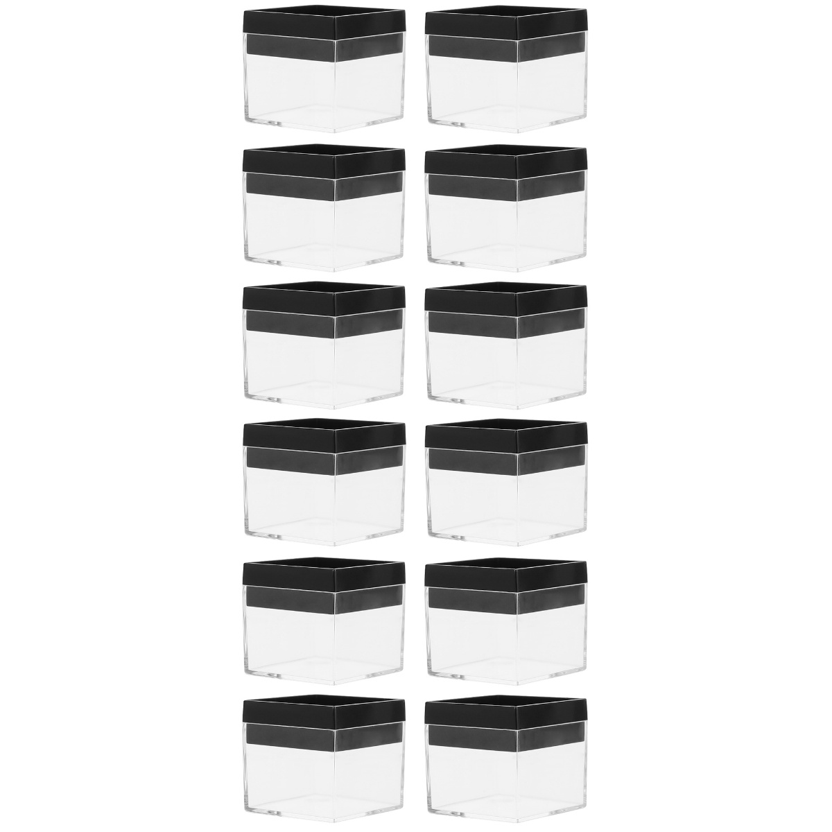 Transparent Mineral Showcase Specimen Storage Box Container Small