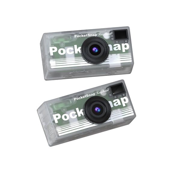 Transparent Mini Digital Camera, 1080P HD Video Recorder, 0.96" TFT Screen with TF Card Slot (Transparent)