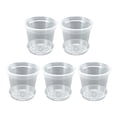 Pot Making Transparent Transparent Nursery Pots 5 Pack Clear Plant Pots With Drainage Hole ...