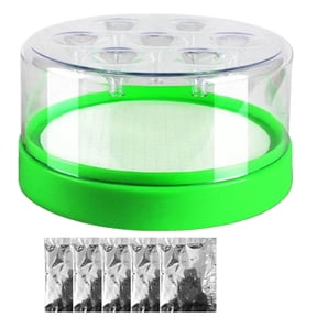Transparent One-Way Funnel Fly Trap Reusable Non-Electric Catcher, Detachable Easy Clean Container for Indoor Kitchen Outdoor Farm Restaurant