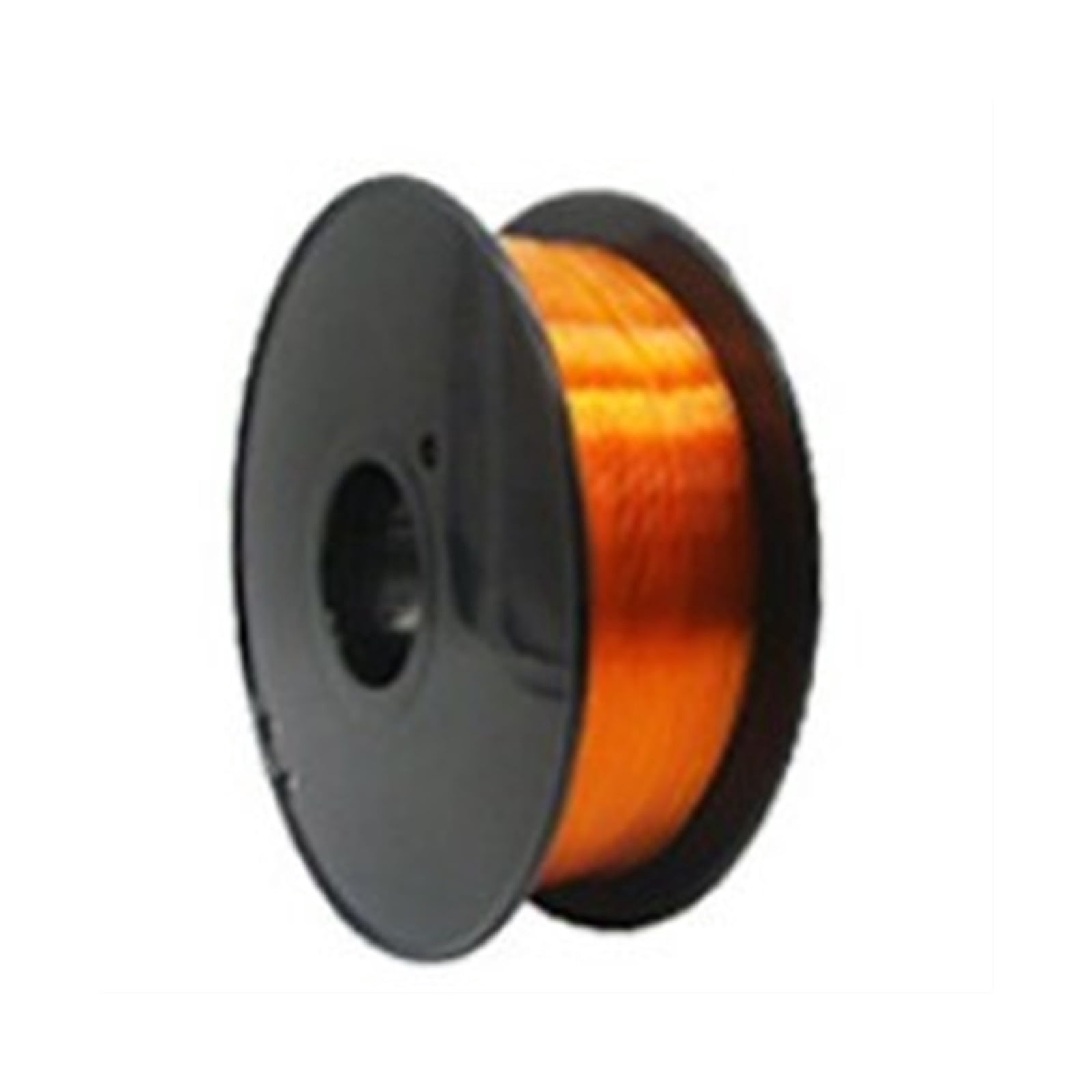 Transparent Orange PETG Filament, 1.75mm +/-0.02mm for Most 3D Printer & 3D Pen, Solid Yarn 3D Printer Accessory, 1KG Neatly Wound
