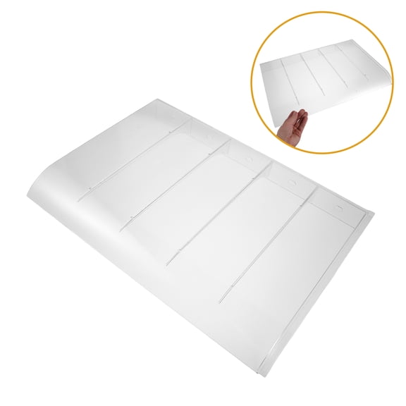 WEUVEB Plastic Mailbox Cover Transparent Weatherproof Outdoor Wall Mounted Shield