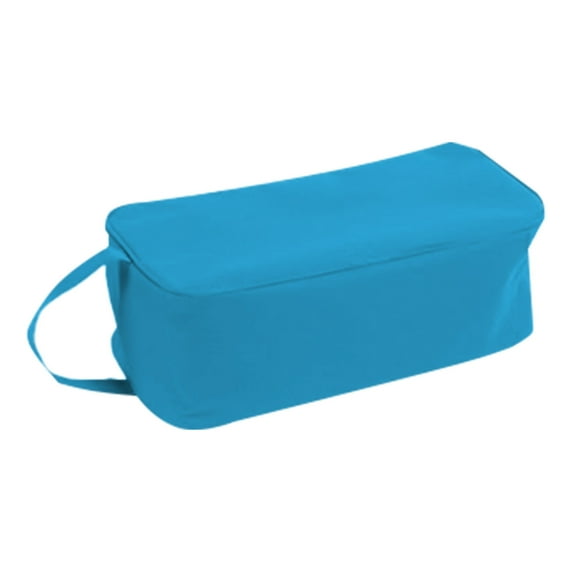 Transparent Oxford Cloth Shoe Storage Bag - Reusable Washable Travel Shoe Organizer for Men/Women, Durable Moving Storage Bags (Blue)