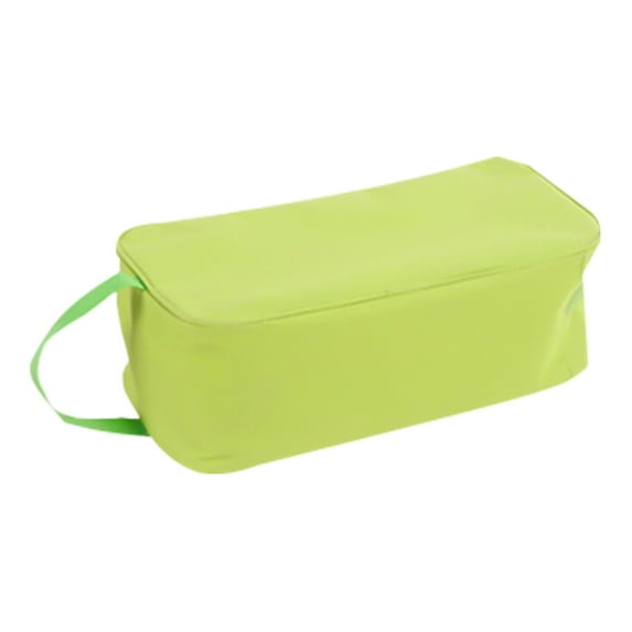 Transparent Oxford Cloth Shoe Storage Bag - Reusable Washable Travel Shoe Organizer for Men/Women, Durable Moving Storage Bags (Green)