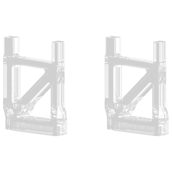 Transparent PC Bracket for PS5 Slim Horizontal Placement for Damage Prevention and Longevity