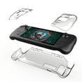 thumbnail image 1 of Transparent PC Hard Case for Steam Deck Host Split Crystal Protective Cases Gamepad Cover for Steamdeck Game Console Shell, 1 of 6