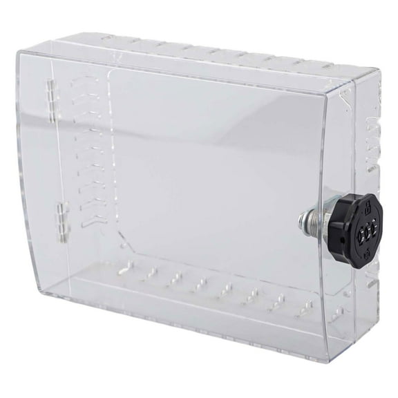 Transparent PC Thermostat Lock Box Large Thermostat Combination Lock Box With Password Lock Thermostat Protection Device