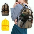 thumbnail image 1 of Transparent PVC Backpack See-Through Design Large Capacity Multiple Compartments Comfortable Straps Lightweight for Events, Sports, 1 of 7