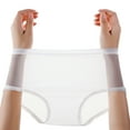 thumbnail image 1 of Transparent Panties for Women See Through Mesh Sheer Underwear Seamless Mid Rise Thin Briefs, 1 of 8