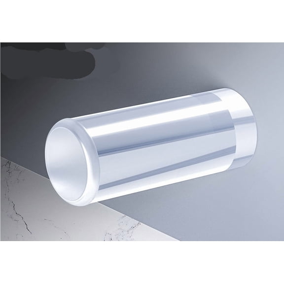 Transparent Peel-and-Stick Door Wedge Stopper Anti-Collision Wall Protector