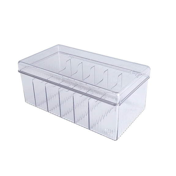 Transparent Phone Case False Eyelash Organizer Storage Box With Cover Home Desktop Plastic Manicure Storage Basket With Lid