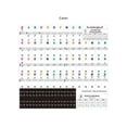 thumbnail image 1 of Transparent Piano Keyboard Stickers Practice Music Note Chart Removable Decal 54/61/88 Keys, 1 of 5