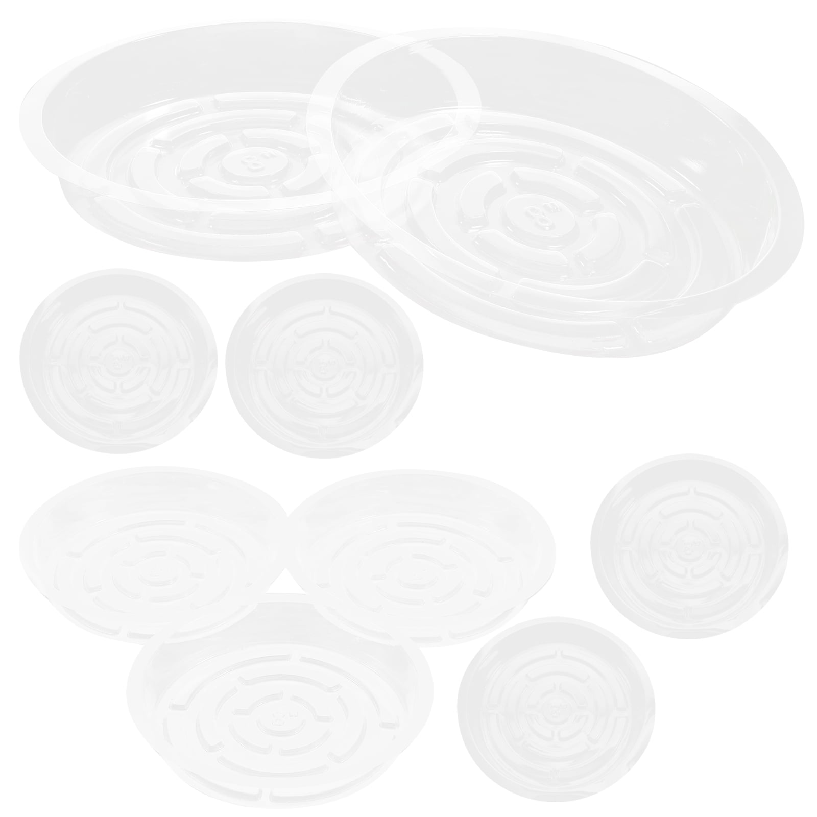 Transparent Plant Tray Saucers for Outdoors Pot Trays Plants Pots Drip
