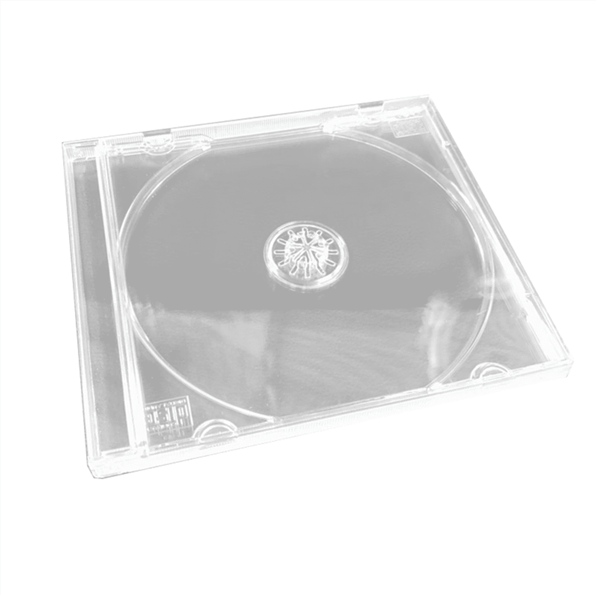 Disc Case Paper Transparent Plastic CD/DVD Case Single Piece Disc Storage Organizer ...