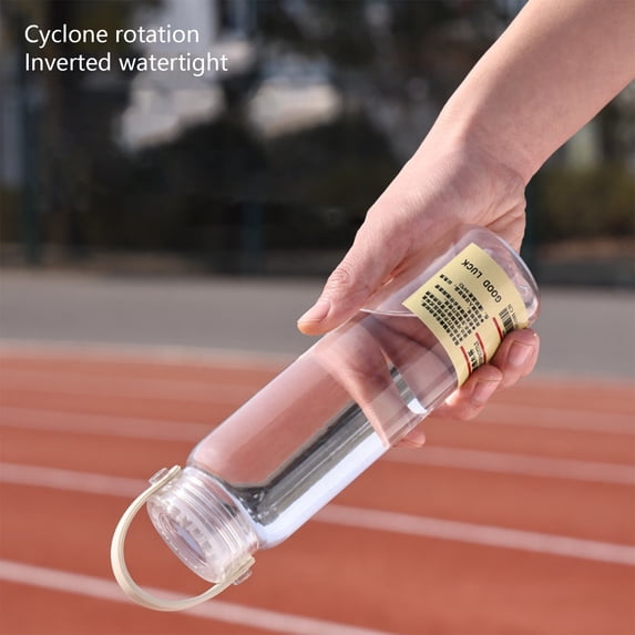 Transparent Plastic Cup Unisex Student Simple Water Bottle Portable Large Capacity Sports Cup Frosted Material
