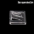 thumbnail image 1 of Transparent Plastic Display Panel Bracket Earrings Display Rack Showcase Holder Simple Fashion Storage Tool Jewelry Stand Card square 1pcs, 1 of 6