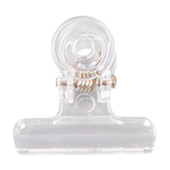 Transparent Plastic Long Tail Binder Clip, Office Study Document Clip, Multi-Size Versatile Organizer Clip, Ideal for Bill Sorting and DIY Craft Projects, Clear Paper Clamp for Quiet Environments