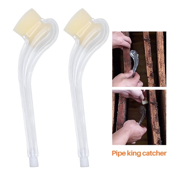 Transparent Plastic Pipe Style Queen Bee Cage Beekeeping Tool Queen Catcher Isolation Cage for Apiary Management