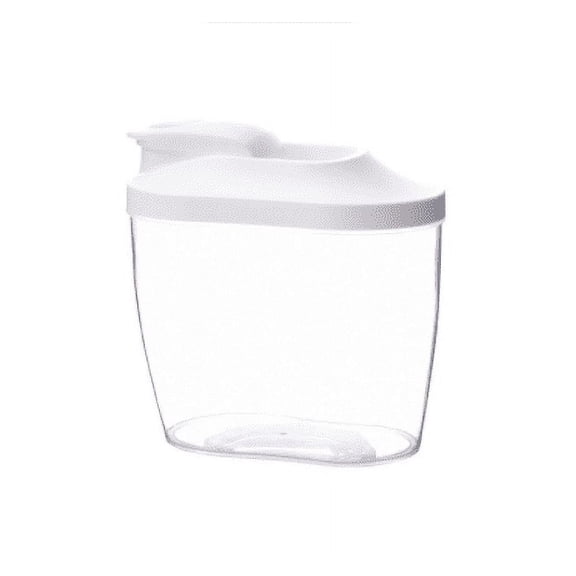 Transparent Plastic Sealed Storage Containers for Grains Oatmeal and Nuts Kitchen Supplies with Moisture Fresh Keeping Design,1000ml