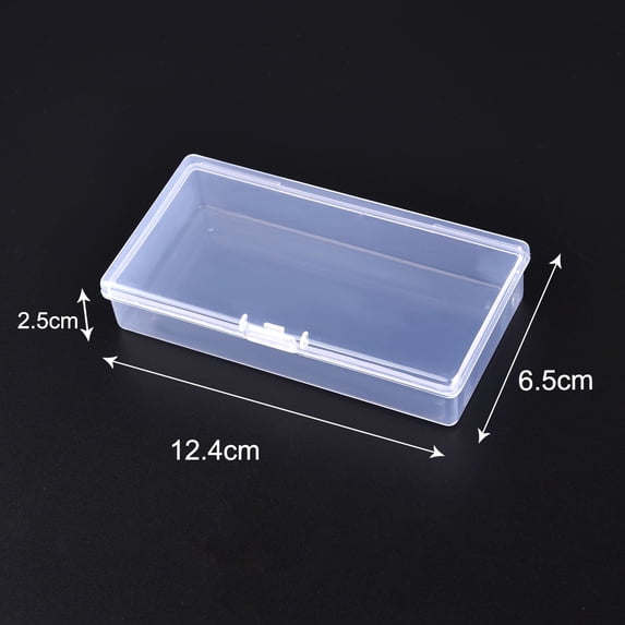 Transparent Plastic Storage Jewelry Box Compartment Adjustable Container For Beads Earring Box For Jewelry Rectangle Box Case 02