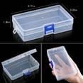 thumbnail image 1 of Transparent Plastic Storage Jewelry Box Compartment Adjustable Container For Beads Earring Box For Jewelry Rectangle Box Case 14.5x8.2x3.5cm, 1 of 6