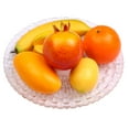 thumbnail image 1 of Transparent Plastic Tray Plate Reusable Round Serving Container Holding Cake Candy Nut Fruit for Wedding Parties Catering Buffets 1 PCS, 1 of 8