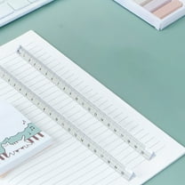 Transparent Plastic Triangular Ruler, Geometry Measuring Tool, Clear Accurate Markings for Drawing Angles and Lines, Compact Durable 15cm 20cm Portable Design for Technical Drafting