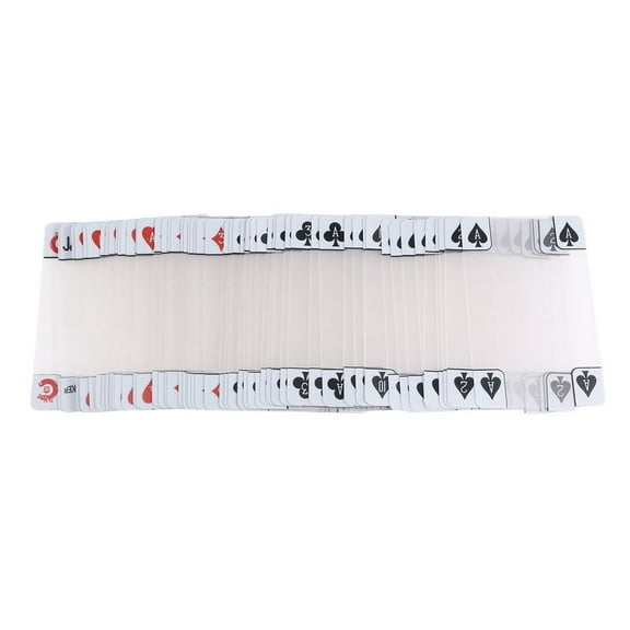 Transparent Plastic Waterproof Poker Novelty Index Playing Cards