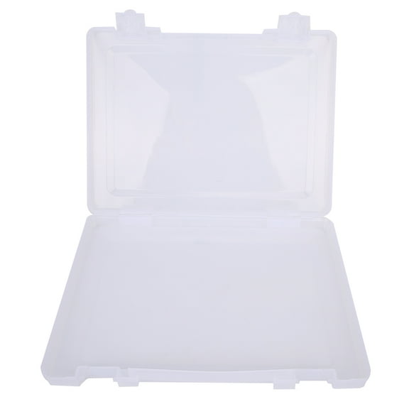 Transparent Portable Document Paper Storage Box Office Supplies Bill Organizer Folder