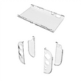 thumbnail image 1 of Transparent Protective Case for Switch 2 Split Case Cover Anti-Fall Protective Shell Cover Game Console Clear Case,1 x Transparent Protective Case Kit,Transparent, 1 of 8